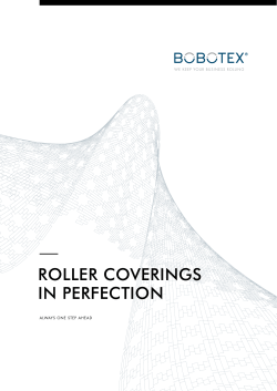 ROLLER COVERINGS IN PERFECTION