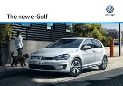 The new e-Golf