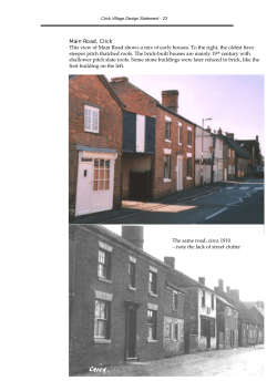 Crick Village Design Statement