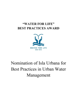 information about Isla Urbana project