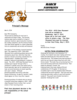 March, 2014 - South Windsor Public Schools