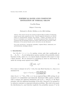 empirical bayes and compound estimation of normal means