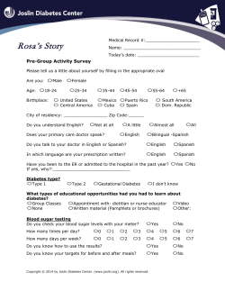 Baseline Questionnaire (English)