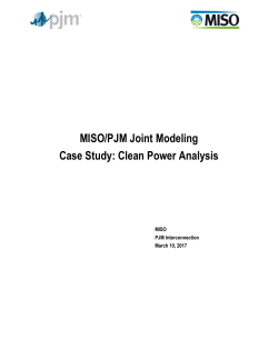 MISO/PJM Joint Modeling Case Study: Clean Power