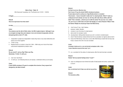 Movie Class 10 Bucket List Script and Vocab