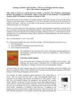 History of Cataloging in the US