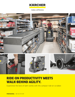 ride-on productivity meets walk-behind agility.