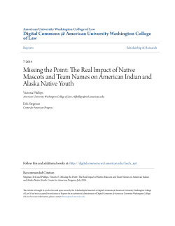 Missing the Point: The Real Impact of Native Mascots and Team