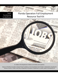 OFE Resource Tool Kit Index - Florida`s Center for Child Welfare