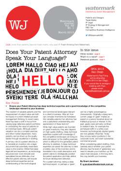 Does Your Patent Attorney Speak Your Language?