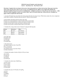 Unit 2 Take Home Test - The Lapierres` Home Page