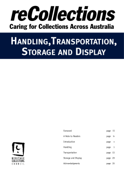 handling,transportation, storage and display