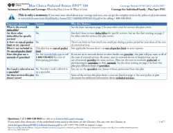 Blue Choice Preferred Bronze PPOSM 108