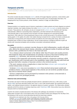 Temporal arteritis - MedLink Neurology