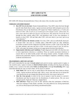 hiv/aids facts and study guide