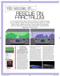 The Making of Rescue on Fractalus!
