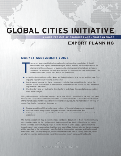 Global Trade and Investment Market