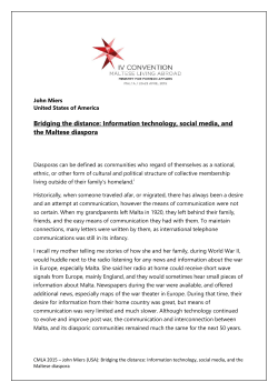 John Miers - Bridging the distance: Information technology, social