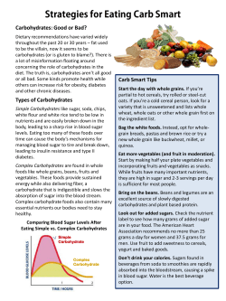 Strategies for Eating Carb Smart