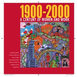 A Century of Women and Work - The Ontario Federation of Labour