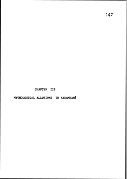 CHAPrER I11 MYTHOLOGICAL ALLUSIONS IN KADMIBA~
