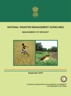 Guidelines On Drought Management