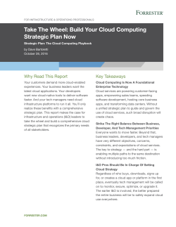 Take The Wheel: Build Your Cloud Computing