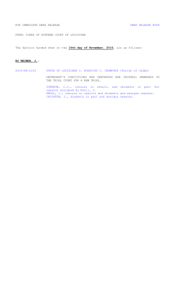 FOR IMMEDIATE NEWS RELEASE NEWS RELEASE #068 FROM