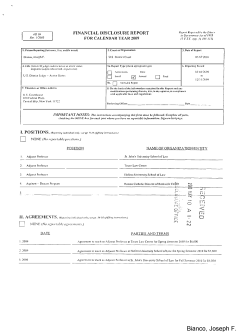 Joseph F. Bianco &ndash; 2009