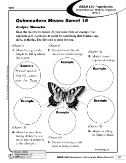 Quincea&ntilde;era Means Sweet 15