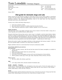 Tom Lonsdale Veterinary Surgeon