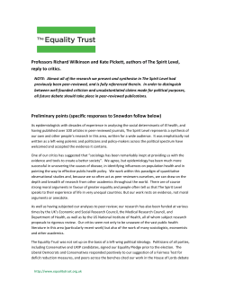 The Spirit Level Delusion: Fact-checking the