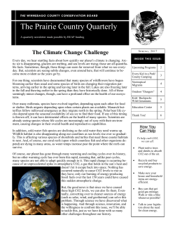 Spring, 2017 - Winnebago County Conservation