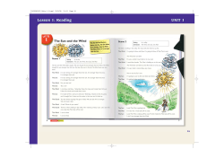 Lesson 1: Reading UNIT 1