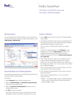 FedEx SmartPost