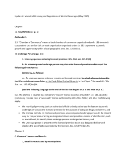 Add under 1 - League of Wisconsin Municipalities