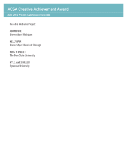 Possible Mediums Project - Association of Collegiate Schools of