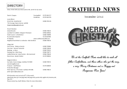 Cratfield News - December 2016