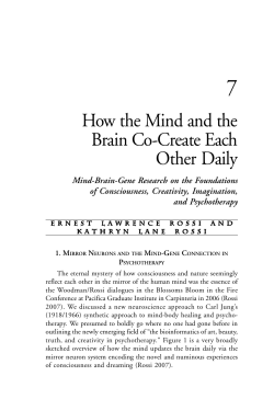How the Mind and the Brain Co-Create Each Other