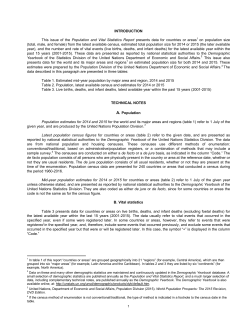 Technical notes - UNSD