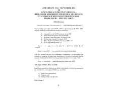amendment no. 1 september 2011 to is 7079 : 2008 automotive