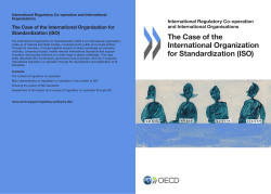 The Case of the International Organization for