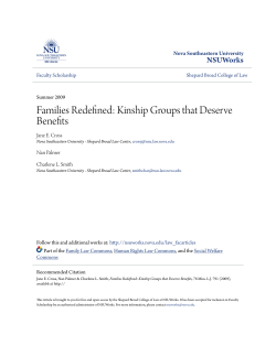 Families Redefined: Kinship Groups that Deserve
