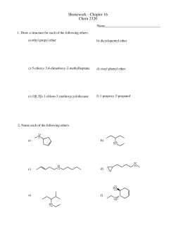 Homework - Chapter 16 Chem 2320
