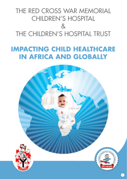 THE RED CROSS WAR MEMORIAL CHILDREN`S HOSPITAL