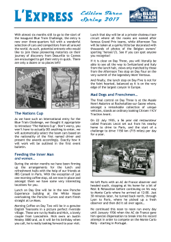 L`Express Edition Three Spring 2017