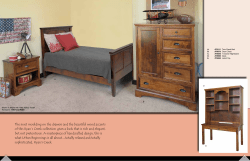 The inset moulding on the drawers and the beautiful wood accents