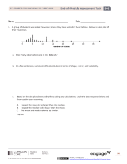 6&bull;6 End-of-Module Assessment Task