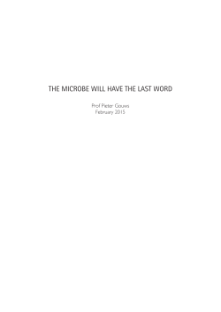 The microbe will have The lasT word