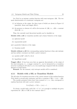 4.3.1 Models with a Sill, or Transition Models